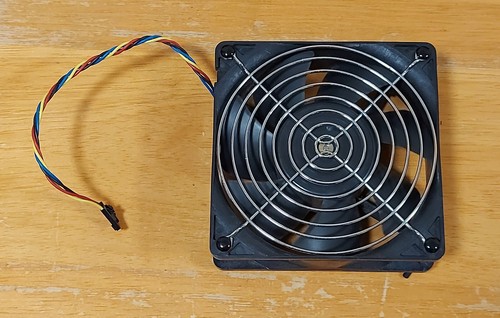 Back case fan with - fan, for