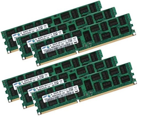 4gb 24gb ram - 6x, ecc