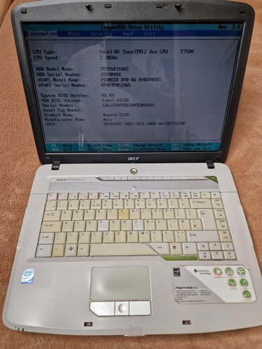 Acer aspire 5720 - 5720, intel