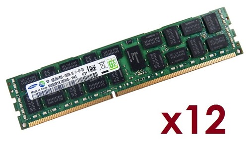 12x 8gb 96gb rdimm ecc - 96gb,